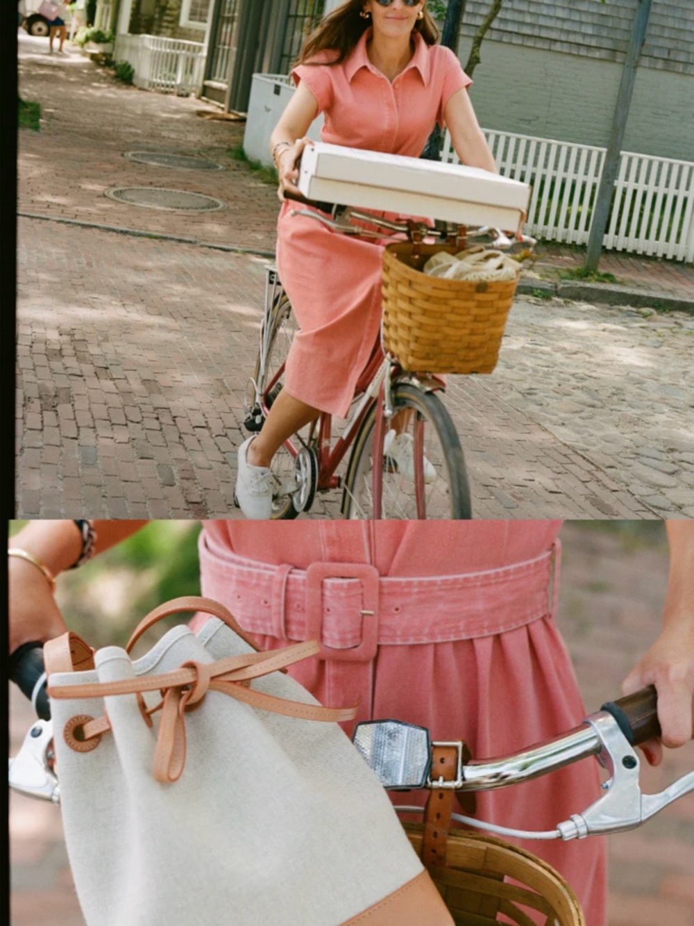 Tuckernuck Pink Maxi Shirt Dress with Belt - Picture 3 of 3